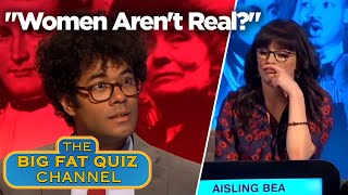 Jodie Kidd Confuses Richard Ayoade With Odd Wording  Big Fat Quiz [upl. by Llyrrad787]