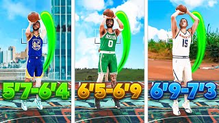 NBA 2K24 BEST JUMPSHOTS FOR ALL BUILDS HEIGHTS amp 3PT RATINGS BEST SHOOTING TIPS amp SETTINGS SZN 8 [upl. by Arob993]