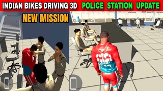 Indian Bikes Driving 3d  Police Station New Mission  Funny Gameplay Indian Bikes Driving 3d 🤣🤣 [upl. by Kella]