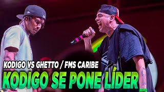 Kodigo se pone líder  Kodigo vs Ghetto Fms Caribe J2 Votación [upl. by Aeuhsoj]