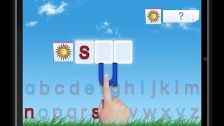 Montessori Crosswords v5  iPad amp iPhone app to learn to read and spell using phonics [upl. by Akimat]