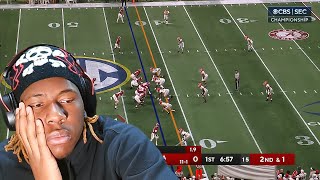 REACTING TO 1 GEORGIA vs 8 Alabama Im Sick [upl. by Kalie420]