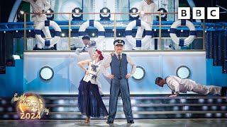 Chris McCausland amp Dianne Buswell Quickstep to Youre The Top from Anything Goes ✨ BBC Strictly 2024 [upl. by Saraann]