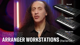 Compare Yamaha Arranger Workstations Italiano [upl. by Reddy]