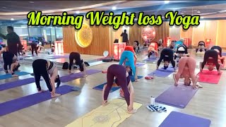 1 Hrs Morning Power Yoga For Weight Loss 2023  Yoga with Souvik [upl. by Auqenehs29]