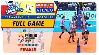 PVL OC 2018 Creamline vs AteneoMotolite  Full Game  1st Set  December 8 2018 [upl. by Akcebar]