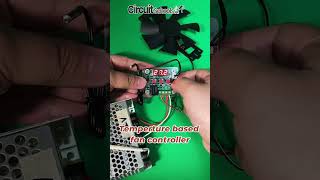 Digital temperature based fan controller circuit using relay and temperature sensor circuitschools [upl. by Sivrad255]