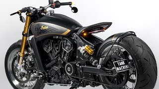 ASPHALT  Custom INDIAN Scout Bobber [upl. by Prisilla]