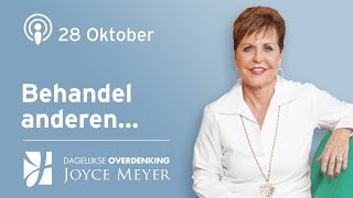 2810  🤝 Behandel anderen 💬 – Devotional van Joyce Meyer  Dagelijkse inspiratie [upl. by Oicnevuj668]