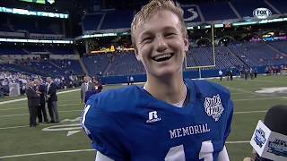 Evansville Memorials Michael Lindauer has family bragging rights after winning state title [upl. by Whatley]