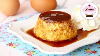 Como hacer flan de huevo casero al baño María  Flan fácil y rápido [upl. by Kaya]