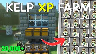 NEW KELP XP Farm in Minecraft Bedrock 121‼️ [upl. by Ytsirhc]