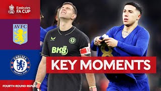 Aston Villa v Chelsea  Key Moments  Fourth Round Replay  Emirates FA Cup 202324 [upl. by Bethesda]