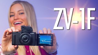 NEW Sony Vlogging Camera ZV1F Unboxing and review [upl. by Ytiak]