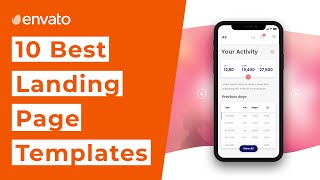 10 Best Landing Page Templates 2020 [upl. by Eikcaj]