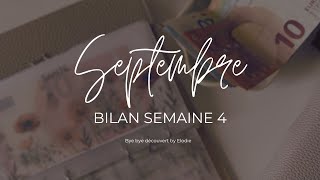 SEPTEMBRE  SEMAINE 4  ENVELOPPES BUDGET [upl. by Hennebery526]