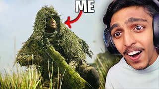 The Ultimate GHILLIE SUIT Sniping in Call of duty 🔥 [upl. by Howarth]