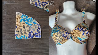 32 Size No Hook Bra Cutting and Stitching  Small Size [upl. by Nedyaj]