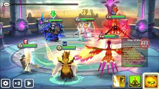 Summoners War  Rank 4 Siege Ares VS Req Eternity VS aTX Pik [upl. by Ahearn]