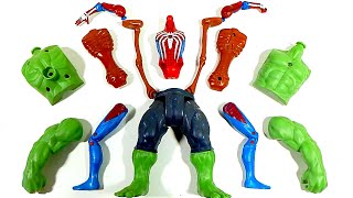 Assemble Spiderman VS Siren Head VS Hulk Smash Avengers Superhero Toys [upl. by Fifine]