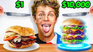 Eating CHEAP vs EXPENSIVE Food Challenge [upl. by Olmsted]