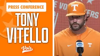 Tennessee Baseball College world Series Media Day Press Conference I Tony Vitello I Volquest I GBO [upl. by Hosbein]