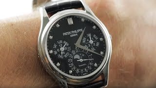 Patek Philippe 5140P Perpetual Calendar quotTiffany Dialquot 5140P013 Luxury Watch Review [upl. by Aihk946]