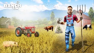 Punë me Traktora   Ranch Simulator  SHQIPGaming [upl. by Ori]