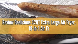 Review Beelicious 32QT Extra Large Air Fryer 19In1 Air Fryer Toaster Oven Combo with Rotisserie a [upl. by Hadrian917]