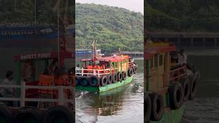 🤩 Boat Ride to Sagara Kanaka Durga Temple 😍 dussehra durgamaa shorts [upl. by Chrissy]