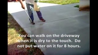 HowTo Seal a Concrete Driveway  SealGreencom  8009973873 [upl. by Aivital358]