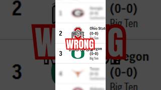 Do you Trust Ohio State or Oregon Ducks AP Poll Got it Wrong [upl. by Kenlee]