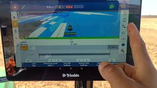 Criando reta A B no GPS trimble GFX 750 [upl. by Bartholomew246]