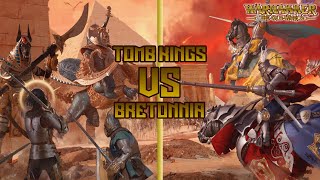 BATTLE REPORT Does T6 Spam work Tomb Kings vs Bretonnia [upl. by Shanta]