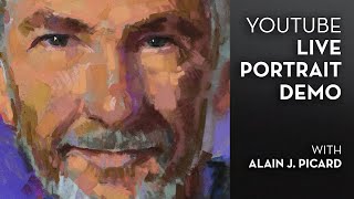 LIVE PORTRAIT DEMO  Bold MarkMaking [upl. by Qirat]