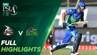 Full Highlights  Lahore Qalandars vs Multan Sultans  Match 3  HBL PSL 7  ML2T [upl. by Asnerek]