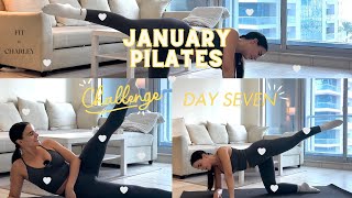 January Challenge Day 7  25 minute LOWER BODY😰 [upl. by Dalli216]