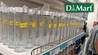 DMart glassware collection   dmart glass container haul [upl. by Faustena]