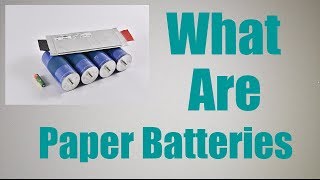 What are Paper Batteries [upl. by Oilegor429]