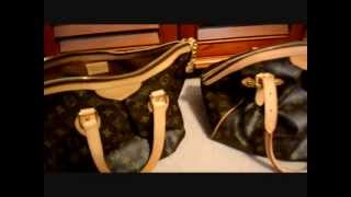 Louis Vuitton Comparison Palermo PM versus Tivoli GM Handbag Review [upl. by Lebazej]