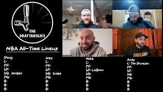 NBA AllTime Starting Lineup Draft [upl. by Uri]