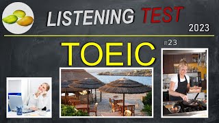 TOEIC Listening Test 23 TOEIC Asia set Taiwan examination 2023 [upl. by Aissat]