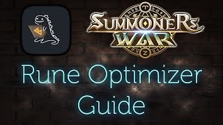 SUMMONERS WAR Rune Optimizer Guide German  Deutsch [upl. by Dorwin]