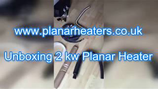 unboxing 2kw Planar Heater [upl. by Jefferson]