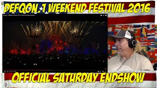 Defqon1 Weekend Festival 2016  Official Saturday Endshow  REACTION [upl. by Fast]