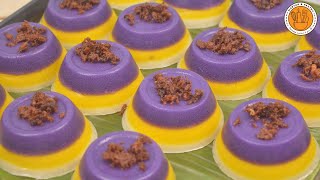 How to Make Mini Sapin Sapin  Sapin Sapin Recipe Pinoy Kakanin  Ep 100  Mortar and Pastry [upl. by Whang]