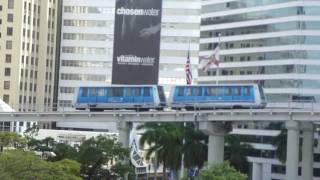 The Odd train Miami Metromover all loops [upl. by Ayouqat]