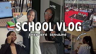 PREMIÈRE SEMAINE EN ECOLE DE COMMERCE rentrée organisation cours et lifestyle📚 STUDY VLOG ep1 [upl. by Austine]