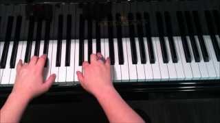 F Major Scale Two Octaves Piano [upl. by Favata]