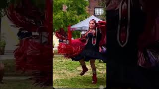 GRACEFUL FANCY SHAWL POW WOW DANCE indigenous dancing powwow celebration beautiful [upl. by Madaih]